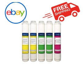 For Aqua Optima Pure Blue H2O 5-Pack Reverse Osmosis Replacement Filters – RO Water Filtration