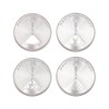 4 Pack Stainless Steel Spice Shaker Lid for Mason Jars
