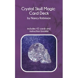 Generic Crystal Skull Magic Card Deck, 42 Cards, 3x5, 31 Page Instruction Booklet, Packaged in Printed Tuckbox by Nancy Robinson