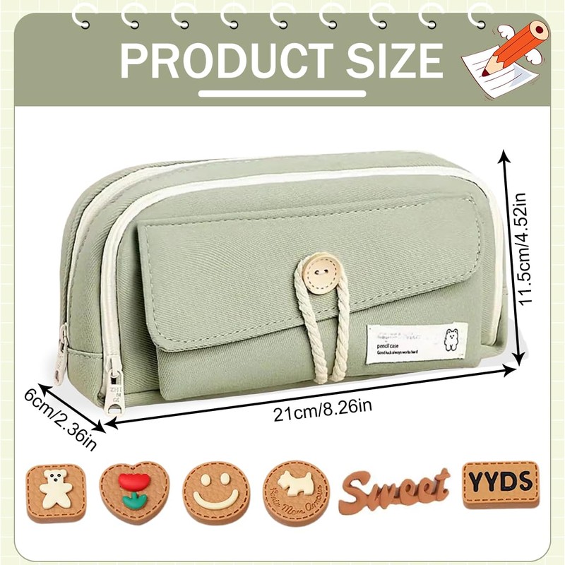 Pencil Case with Large Capacity, Girls Pencil Case, Large Capacity,