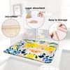 Flower Drying Mat 16" X 18" Yellow flower Kitchen Counter