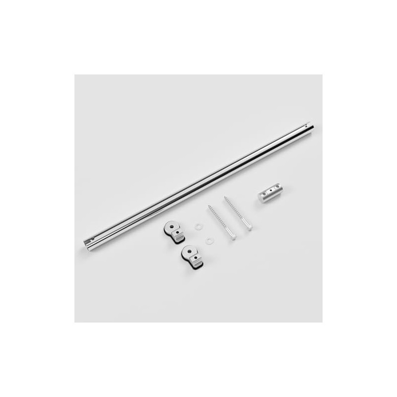 CCJH 32" Stainless Steel Track Sliding Barn Door Hardware Kit