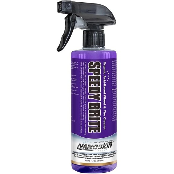 Nanoskin Speedy Brite Organic Wheel & Tire Acid Cleaner -