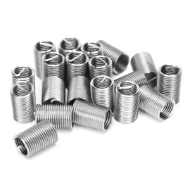 20Pcs Wire Thread Insert M12 x 1.5, 304 Stainless Steel Sheath Helicoil Type Screw Repair Sleeve Assortment Kit, Thread Repair Sleeve Bushing Screw (2.5D),other fasteners