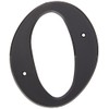 Hy-Ko 6" Plastic House Number, Modern Raised Numbers for Exterior