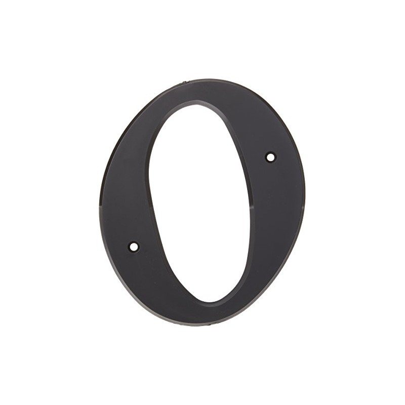 Hy-Ko 6" Plastic House Number, Modern Raised Numbers for Exterior