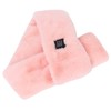 USB Heated Scarf Adjustable Neck Heating Scarf Detachable Plush Warming