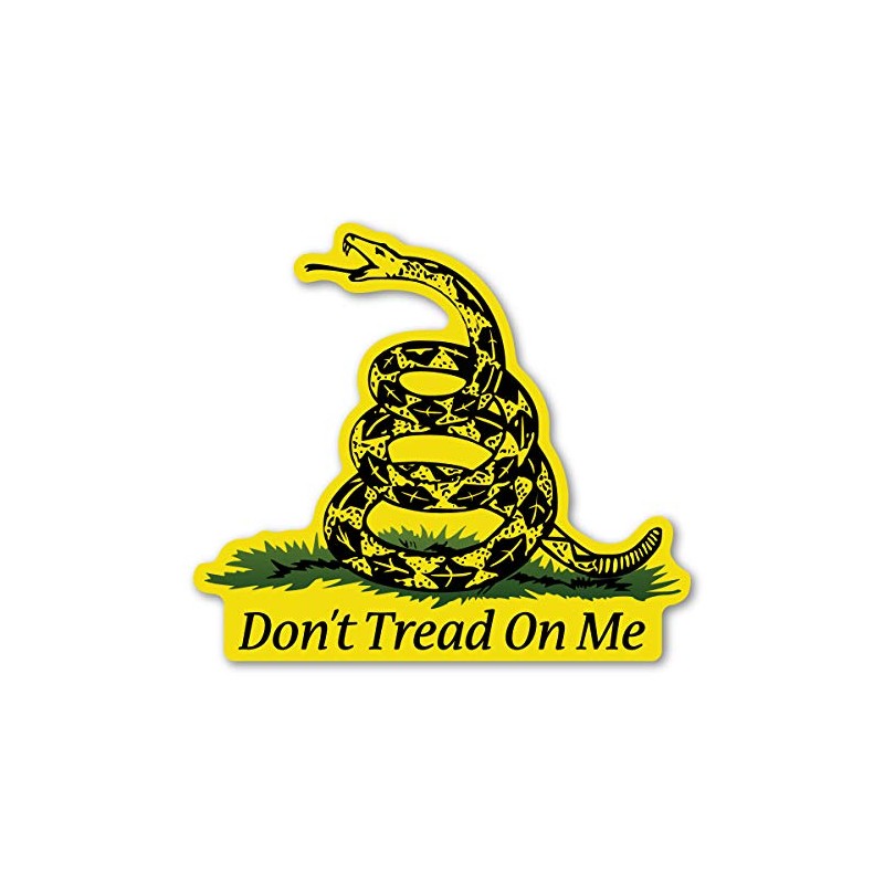 Magnet America Don't Tread On Me Gadsen Magnet is 4.25"