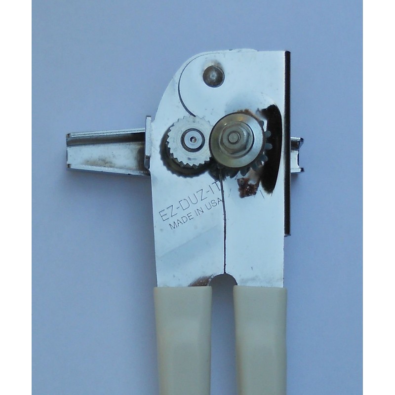 EZ-DUZ-IT Can Opener, White