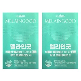 Dr.Elan Meline Good Ginkgo Probio 30 tablets 2 boxes Tart Cherry Magnesium Amino Acid Ecklonia Rosemary Chamomile / 닥터엘란 멜라인굿 징코 프로바이오 30정 2박스 타트체리 마그네슘 아미노산 감태 로즈마리 캐모마일