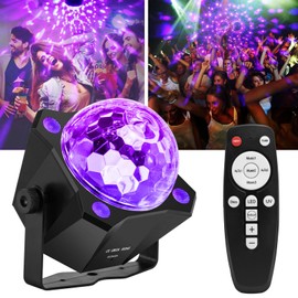 DJPTYGCK UV Black Lights for Glow Party Disco Ball Light (Medium)