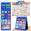 PITCOTT Visual Schedule for Kids Chore Chart，103 Daily Schedule Board