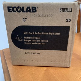 Ecolab CASE OF 2 Ecolab QC 35 MAXX Dual Action Floor Cleaner Bright Speed 1.3L 6100433