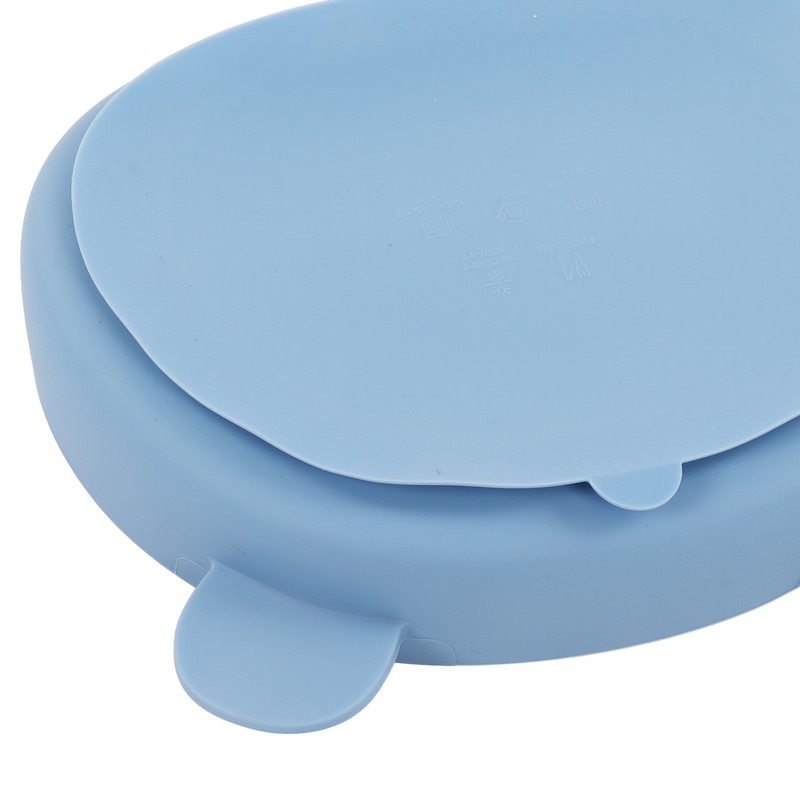5pcs Baby Feeding Kit Food Grade Silicone Bear Design Plate