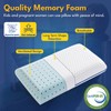 fulocean Cooling Travel & Camping Memory Foam Pillow for Sleeping,Contoured Support Medium Firm Small Travel Pillows for Airplanes & Backpacking Car Toddler Kids Compact Lightweight, Breathable Washable Cover