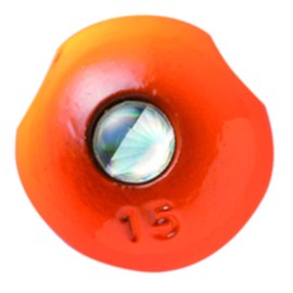 ハヤブサ(Hayabusa) タイラバ 無双真鯛フリースライド 真鯛専用テンヤ玉 潮斬鯛玉 18号 P560 オレンジ #14 1個