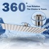 Rain Shower head, NearMoon High Flow Stainless Steel Rainfall ShowerHead,