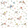 Spring Window Cling Branches Greenery Hummingbird Window Stickers Bird Strike