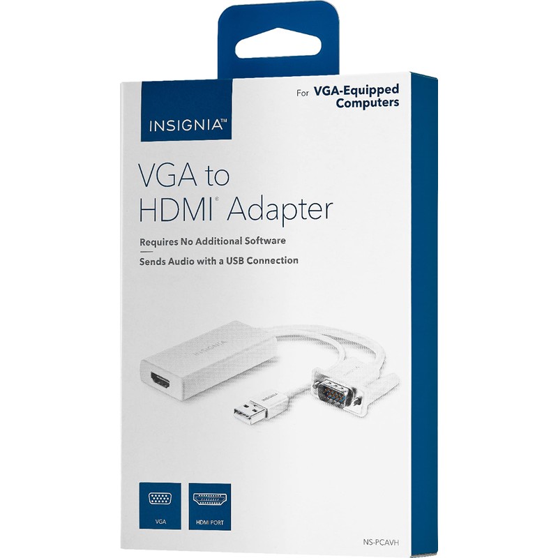 INSIGNIA VGA to HDMI Adapter - Model: NS-PCAVH