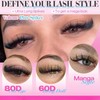 60D/80D Lash Clusters – 10-21mm Spiky Volume Eyelash Extensions, DIY
