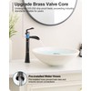 Tall Vessel Sink Faucet, Oil Rubbed Bronze Bathroom Faucet Waterfall