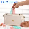 200pcs Floss Picks Travel Floss Toothpicks Sticks with Case Twin-Line