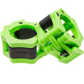 Barbell Clamps Olympic Spinlock Collars Dumbbell Clips Weight Lifting Bar Lock Quick Release Professional Barbell Buckle 1 Pair for Gym Exercise Fitness Bodybuilding 50 mm