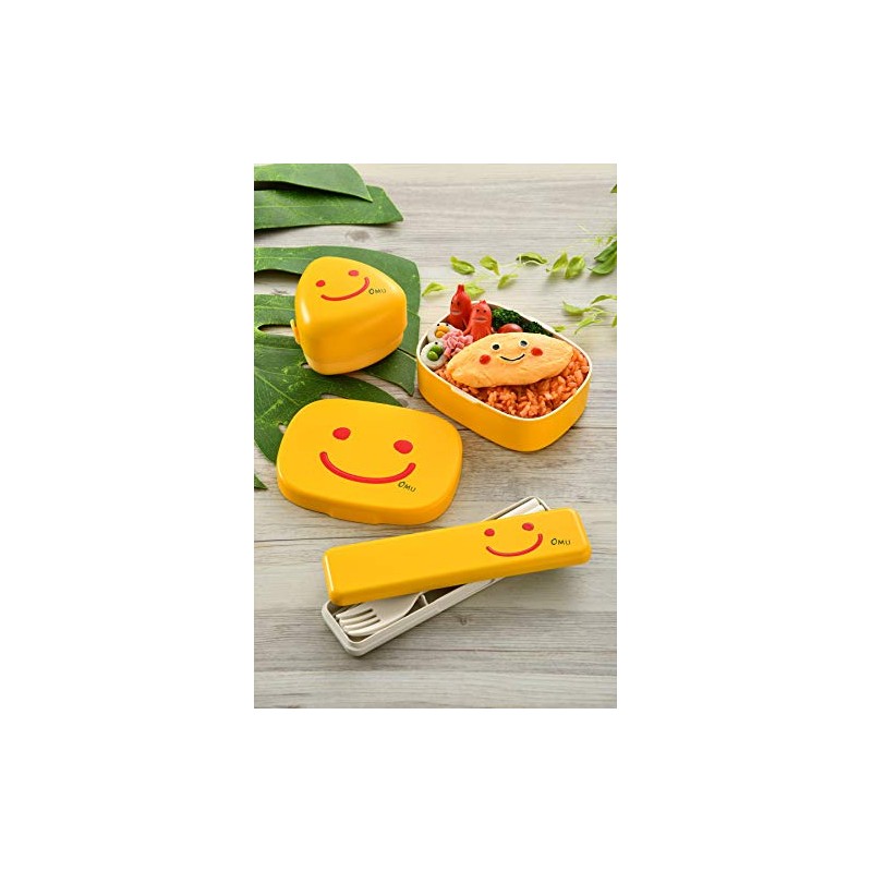 Tatsumiya Cutlery Trio Set, Chippu (Yellow), OMU SMILE, Made in