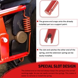 LT895 Truck Brake Spring Tool Brake Anchor Pin Spring Installer Brake Shoe Spring Installer for Eaton Truck