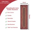 Homespice - Cider Barn Small Braided Table Runner, a Hand