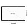 120-inch 16:9 Projector Screen Portable HD Projection Screen Foldable Wall
