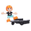 Children Electric Cartoon Scooter Toy Music Light 360° Rotation Stunt