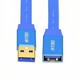 chenyang USB 3.0 Flat Cable,USB 3.0 Male to Female Data Extension Cable 3.28FT/1.0M