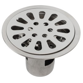 Shower Drain 3.5 Inch Stainless Steel Floor Drain Deep Water Sealing Round Shower Drain for Kitchen, Balcony, Bathroom and Washroom