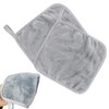 2pcs Reusable Makeup Remover Cloth Microfibre Face Cleansing Cloths Ultra