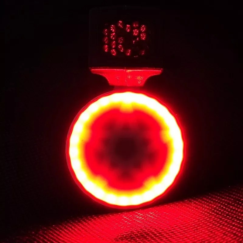 Tail Lamp Lampara Luz Cob Led Trasera Figuras Bicicleta Recargable