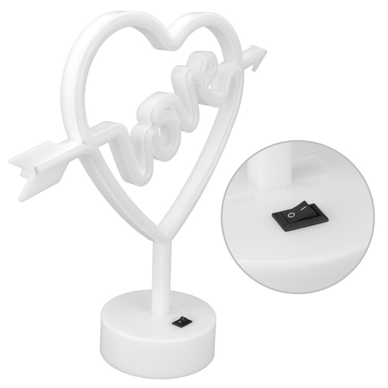 Heart Shape Neon Light Night Light for Wedding Party Kids