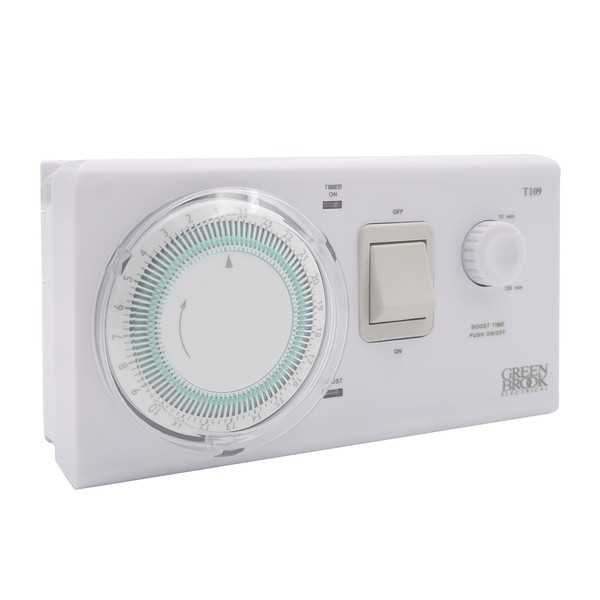 Greenbrook T109-C 16A Dual Tariff Boost Timer c/w 15-120min Boost