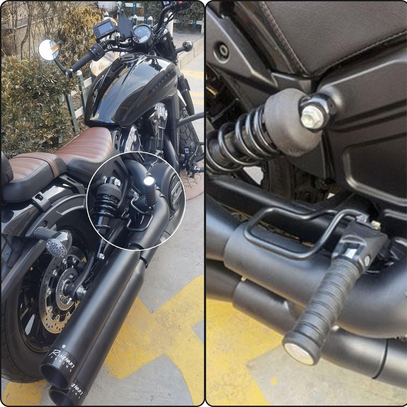 MOJINLI Motorcycle Passenger Foot Pegs for 2015-2025 Indian Scout, Scout