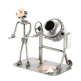 Steelman24 I Nuts and bolts sculpture Builder I Handmade ornaments I Made in Germany I I Metal figurine