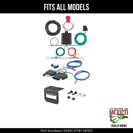 Curt For 13-18 Toyota RAV4 5 Pin Trailer Wiring Plug Fits All Models Curt 5 Prong Kit