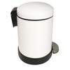 FurnitureXtra™ Classic Style Powder Coated Soft Close Pedal Bin, Plastic