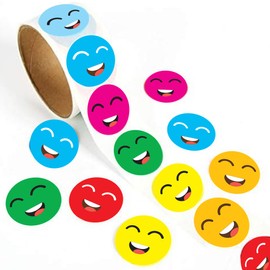 Sticker Roll 5 Rolls of Back to School Sticker Party Supplies Stickers for Kids Teachers 500 Stickers