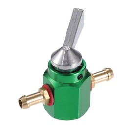X AUTOHAUX Fuel Tap Petcock Valve Switch 6mm for Motorbike Aluminum Alloy Green