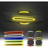KNLT Safety Reflective 8 PCS Orange Car Door Handle Protective