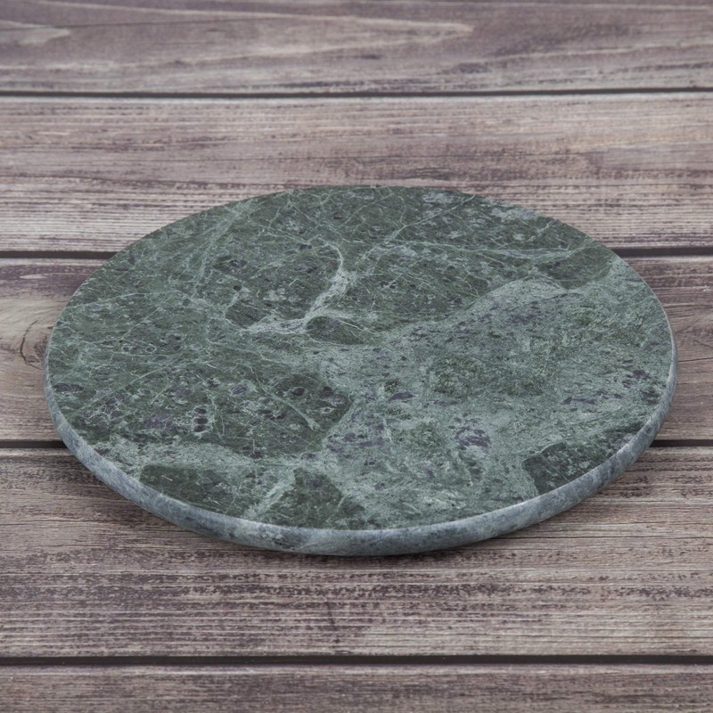 Creative Home Natural Marble Round Trivet Cheese Board Dessert Serving