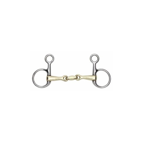 CHALLENGER Horse 6" SS Hanging Cheek Lozenge Baucher Bit Dog