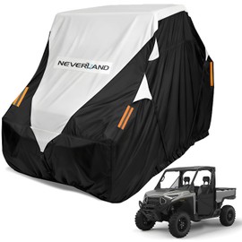 Neverland UTV Cover Waterproof 300D Heavy Duty 2-3 Seater/4-6 Seater 4 Door Side by Side Covers All Weather Protection Compatible with Polaris RZR Can-Am Maverick Defender Kawasaki
