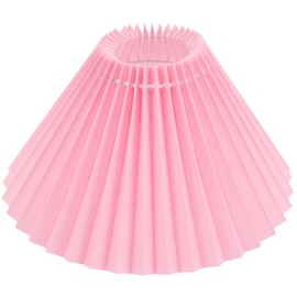 DOITOOL Pink Lampshades for Table Lamps Lamp Bathroom Shades Bell Lamp Shade Replacement Lamp Shades Wall Sconce Shade Clamp Lamp Decorate Personality Cloth