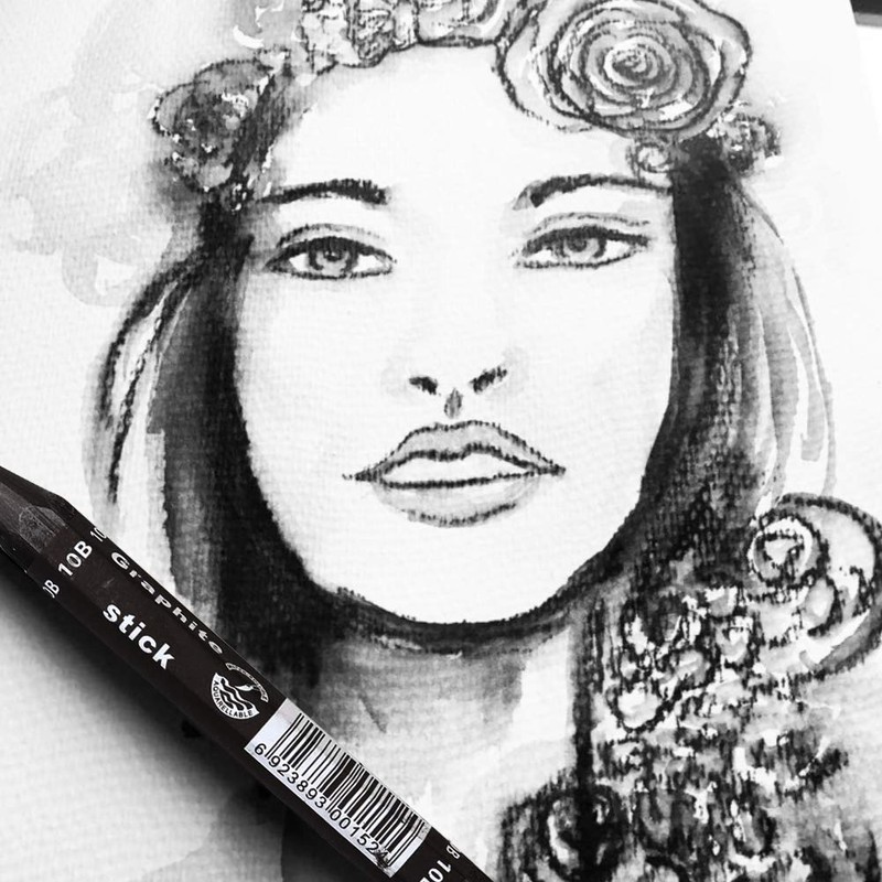 Dainayw Graphite Stick Set - Water Soluble - 4B 6B